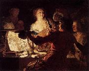 Gerard van Honthorst Merry Company oil painting reproduction